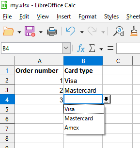 screenshot of the opened spreadsheet from the first example